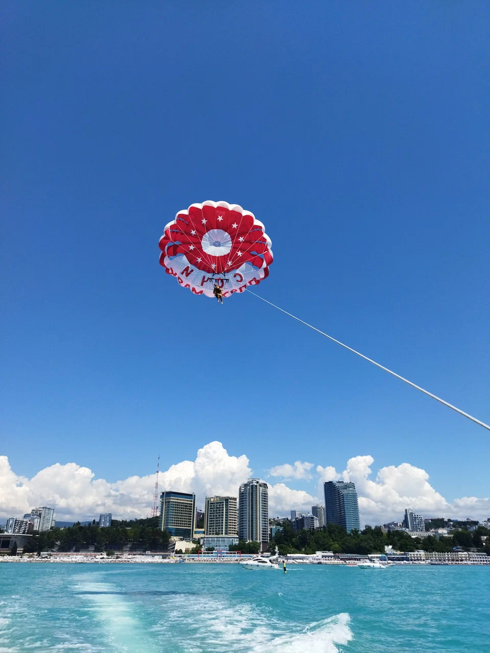 Полет на парашюте