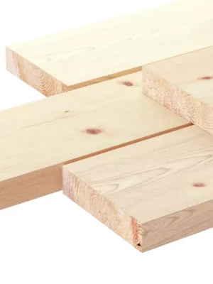 Сухая строганная доска 45х145х6000 хвоя АВ